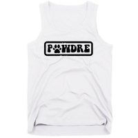 Fathers Day Pawdre Dog Cat Paw Dad Funny Fur Papa Daddy Tank Top