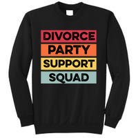 Funny Divorce Party Support Squad Celebration Sweatshirt