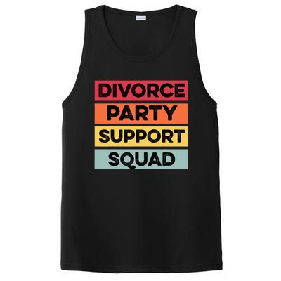 Funny Divorce Party Support Squad Celebration PosiCharge Competitor Tank