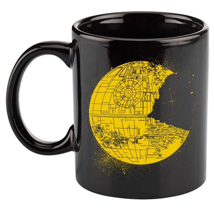 Funny Death Pac 11oz C Handle Ceramic Mug