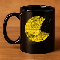 Funny Death Pac 11oz C Handle Ceramic Mug
