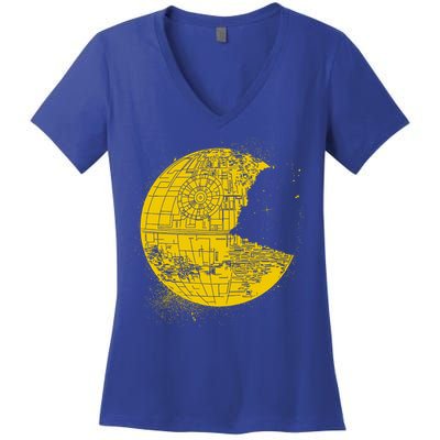 Funny Death Pac Women's V-Neck T-Shirt