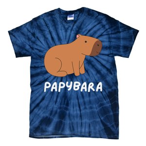 FatherS Day Papybara Funny Capybara For Dads Tie-Dye T-Shirt