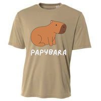 FatherS Day Papybara Funny Capybara For Dads Cooling Performance Crew T-Shirt