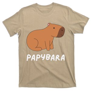 FatherS Day Papybara Funny Capybara For Dads T-Shirt