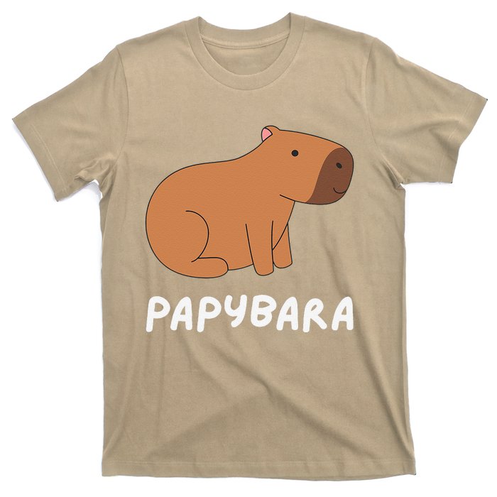 FatherS Day Papybara Funny Capybara For Dads T-Shirt