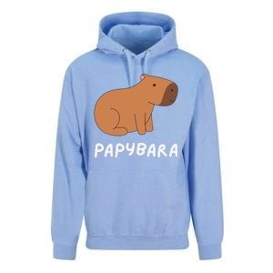 FatherS Day Papybara Funny Capybara For Dads Unisex Surf Hoodie