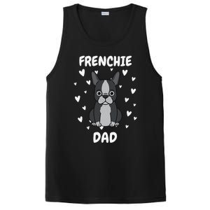 Frenchie Dad Papa Daddy Pa Father For Father’s Day PosiCharge Competitor Tank