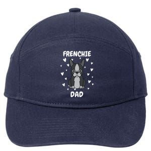 Frenchie Dad Papa Daddy Pa Father For Father’s Day 7-Panel Snapback Hat