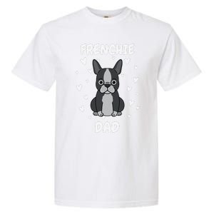 Frenchie Dad Papa Daddy Pa Father For Father’s Day Garment-Dyed Heavyweight T-Shirt