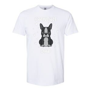 Frenchie Dad Papa Daddy Pa Father For Father’s Day Softstyle CVC T-Shirt