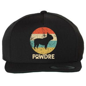 Fathers Day Pawdre Dog French Bulldog Gift Wool Snapback Cap