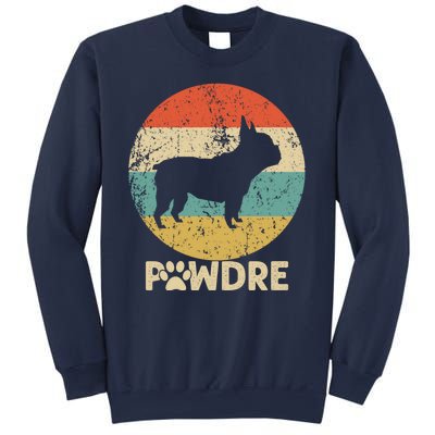 Fathers Day Pawdre Dog French Bulldog Gift Sweatshirt