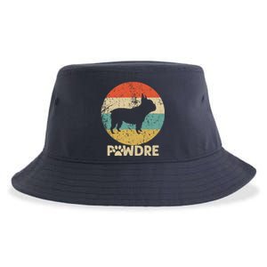 Fathers Day Pawdre Dog French Bulldog Gift Sustainable Bucket Hat