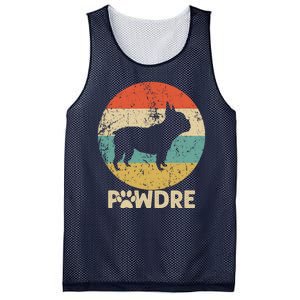 Fathers Day Pawdre Dog French Bulldog Gift Mesh Reversible Basketball Jersey Tank