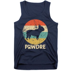 Fathers Day Pawdre Dog French Bulldog Gift Tank Top