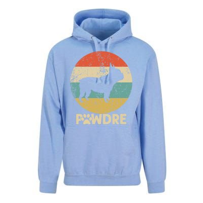 Fathers Day Pawdre Dog French Bulldog Gift Unisex Surf Hoodie