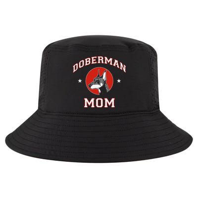 funny Doberman Pinscher Mom Dog Mother Cool Comfort Performance Bucket Hat