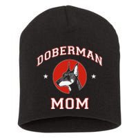 funny Doberman Pinscher Mom Dog Mother Short Acrylic Beanie