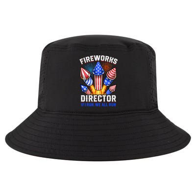 Fireworks Director Pyrotechnician 4th Of July Gift Cool Comfort Performance Bucket Hat