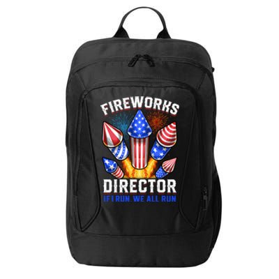 Fireworks Director Pyrotechnician 4th Of July Gift City Backpack