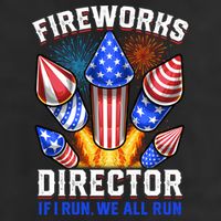 Fireworks Director Pyrotechnician 4th Of July Gift Golf Towel