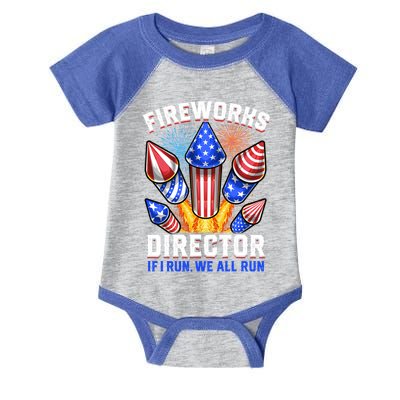 Fireworks Director Pyrotechnician 4th Of July Gift Infant Baby Jersey Bodysuit