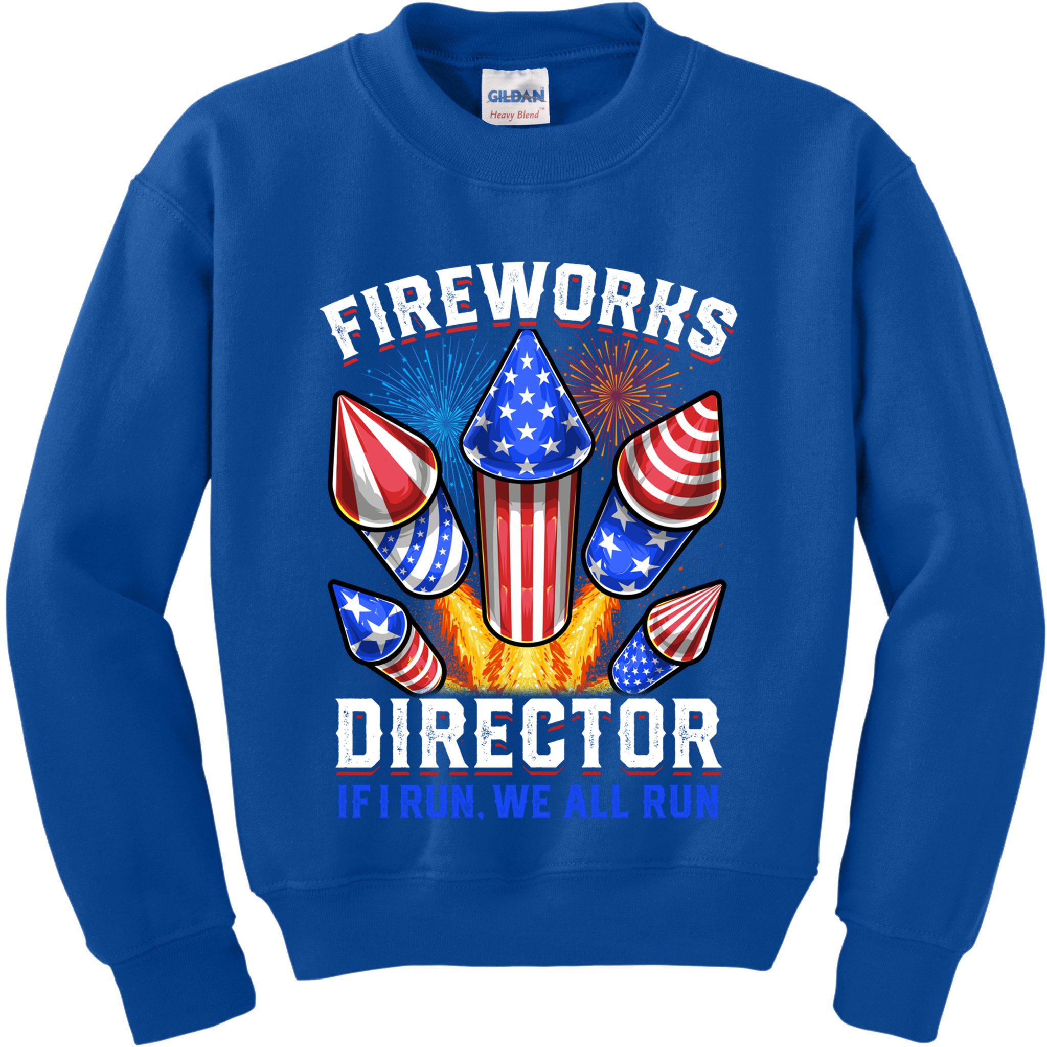 Fireworks Director Pyrotechnician 4th Of July Gift Kids Sweatshirt