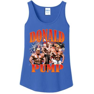 Funny Donald Pump Trump 2024 Love America Election Gift Ladies Essential Tank