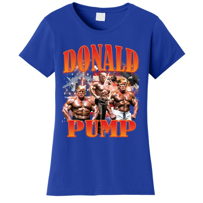 Funny Donald Pump Trump 2024 Love America Election Gift Women's T-Shirt