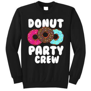 Funny Donut Party Crew Cool Doughnut Gift For Women Sweatshirt