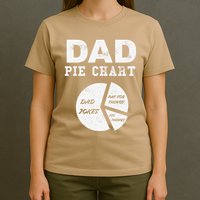 Funny Dad Pie Chart Dad Jokes Pay For Things Fix Things T-Shirt