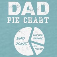 Funny Dad Pie Chart Dad Jokes Pay For Things Fix Things Sueded Cloud Jersey T-Shirt