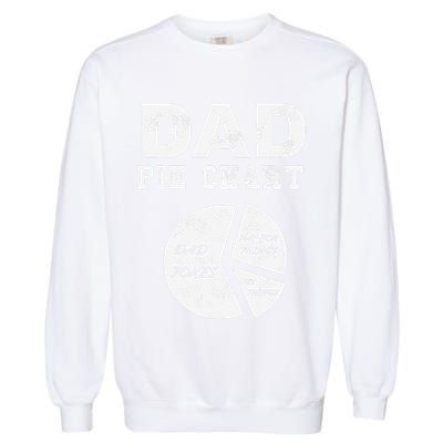 Funny Dad Pie Chart Dad Jokes Pay For Things Fix Things Garment-Dyed Sweatshirt