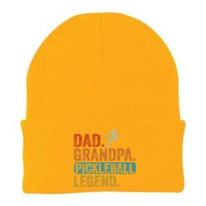 Fathers Day Present Pickleball Dad Grandpa Pickleball Legend Gift Knit Cap Winter Beanie