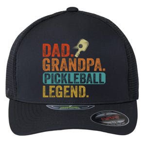 Fathers Day Present Pickleball Dad Grandpa Pickleball Legend Gift Flexfit Unipanel Trucker Cap