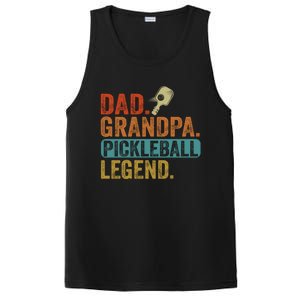 Fathers Day Present Pickleball Dad Grandpa Pickleball Legend Gift PosiCharge Competitor Tank