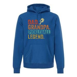 Fathers Day Present Pickleball Dad Grandpa Pickleball Legend Gift Premium Hoodie