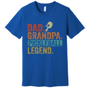 Fathers Day Present Pickleball Dad Grandpa Pickleball Legend Gift Premium T-Shirt