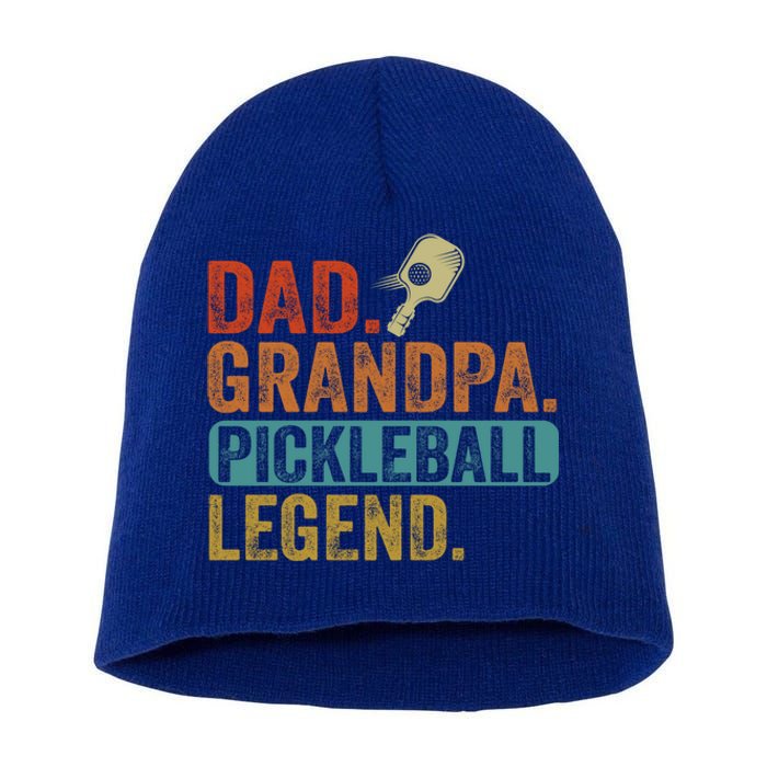 Fathers Day Present Pickleball Dad Grandpa Pickleball Legend Gift Short Acrylic Beanie