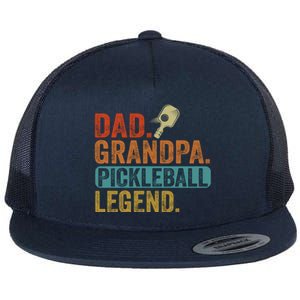 Fathers Day Present Pickleball Dad Grandpa Pickleball Legend Gift Flat Bill Trucker Hat