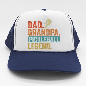 Fathers Day Present Pickleball Dad Grandpa Pickleball Legend Gift Trucker Hat