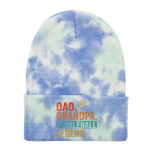 Fathers Day Present Pickleball Dad Grandpa Pickleball Legend Gift Tie Dye 12in Knit Beanie