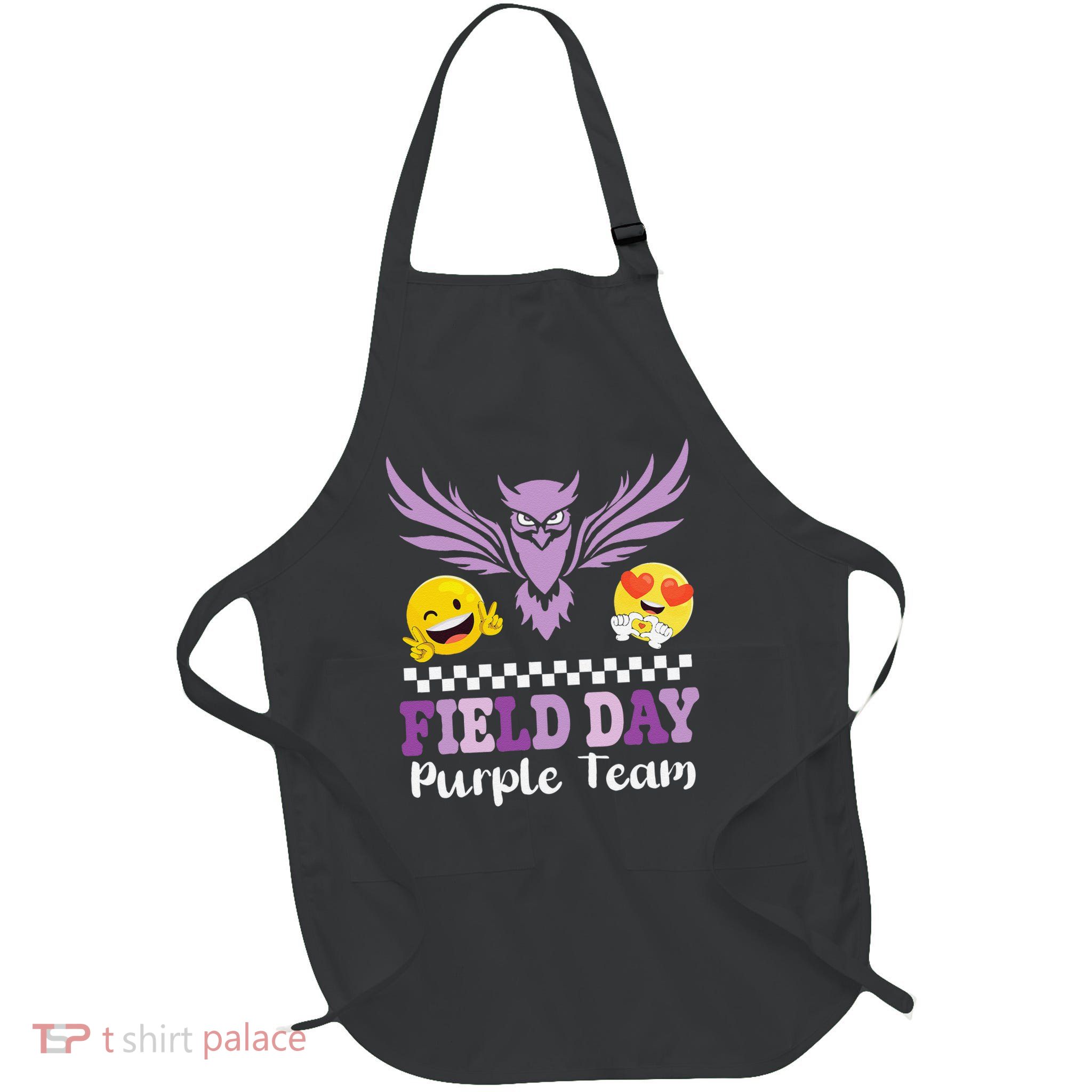 Field Day Pupple Team Students School Sports Competition Apron