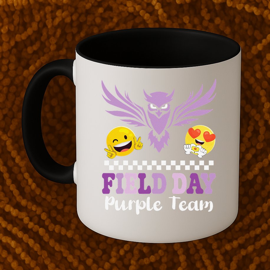 Field Day Pupple Team Students School Sports Competition Mug