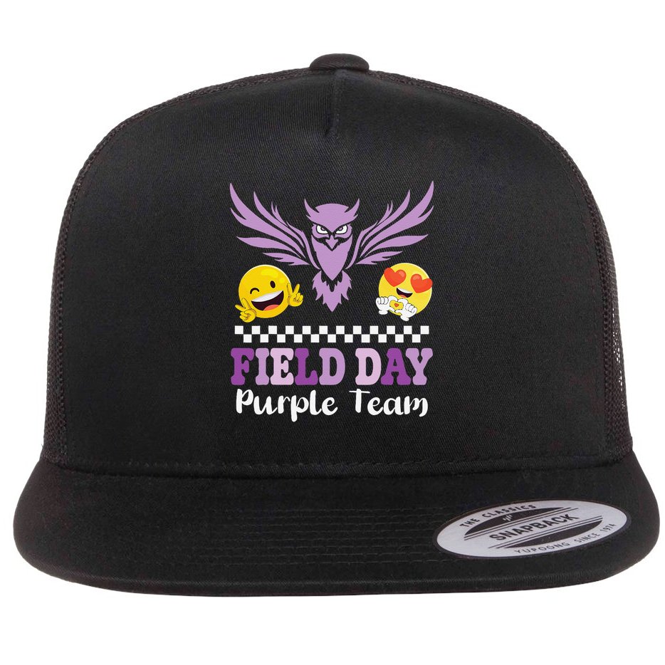 Field Day Pupple Team Students School Sports Competition Flat Bill Trucker Hat