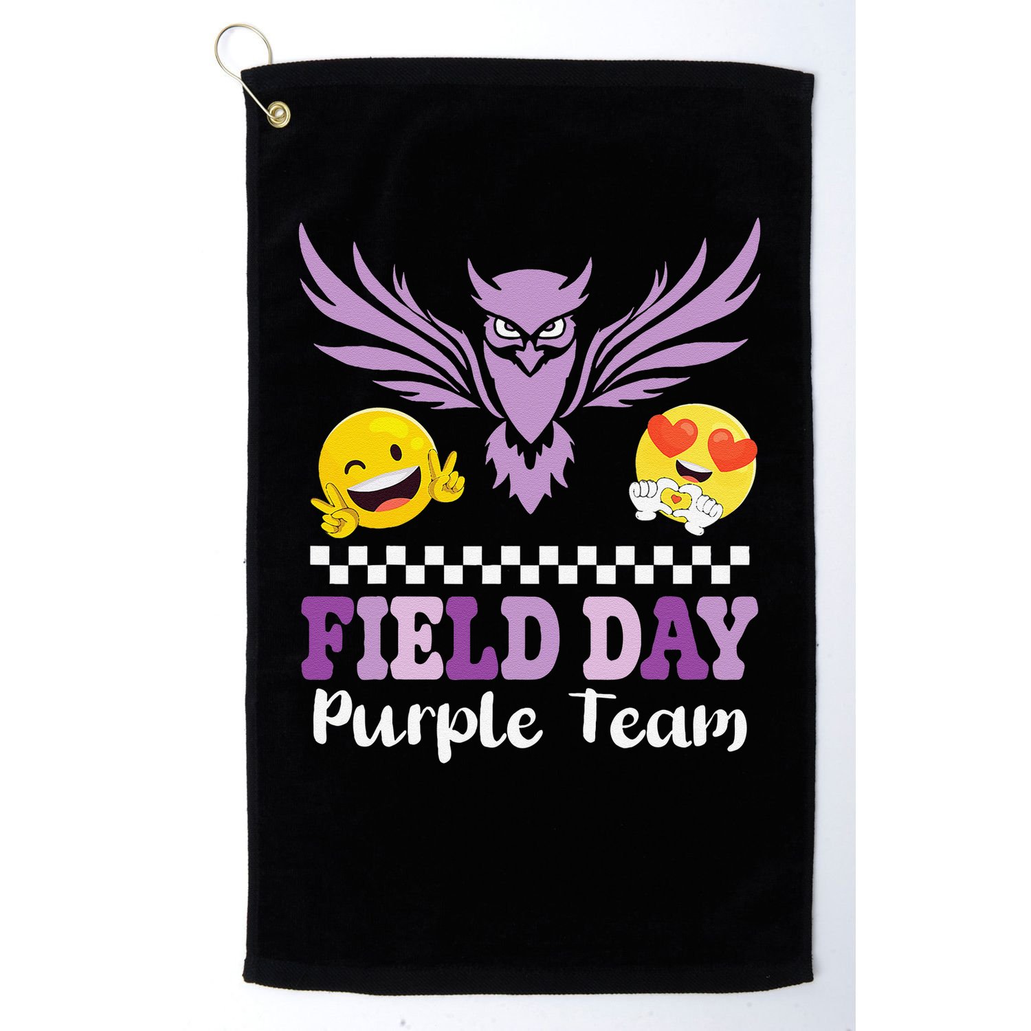 Field Day Pupple Team Students School Sports Competition Golf Towel
