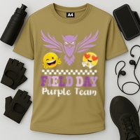 Field Day Pupple Team Students School Sports Competition Cooling Performance Crew T-Shirt