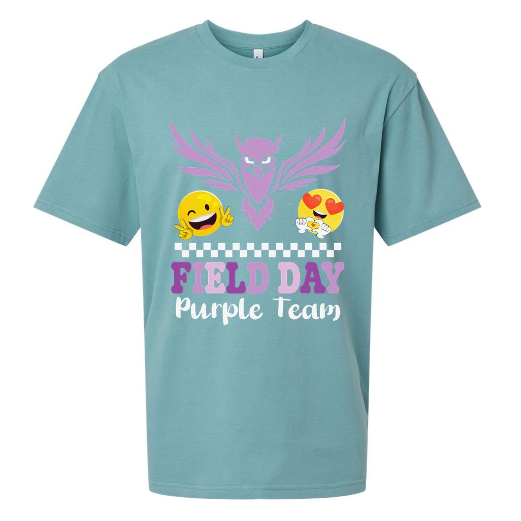 Field Day Pupple Team Students School Sports Competition Sueded Cloud Jersey T-Shirt