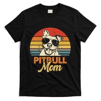 Funny Dog Pitbull Mom Pittie Mom Mother's Day T-Shirt